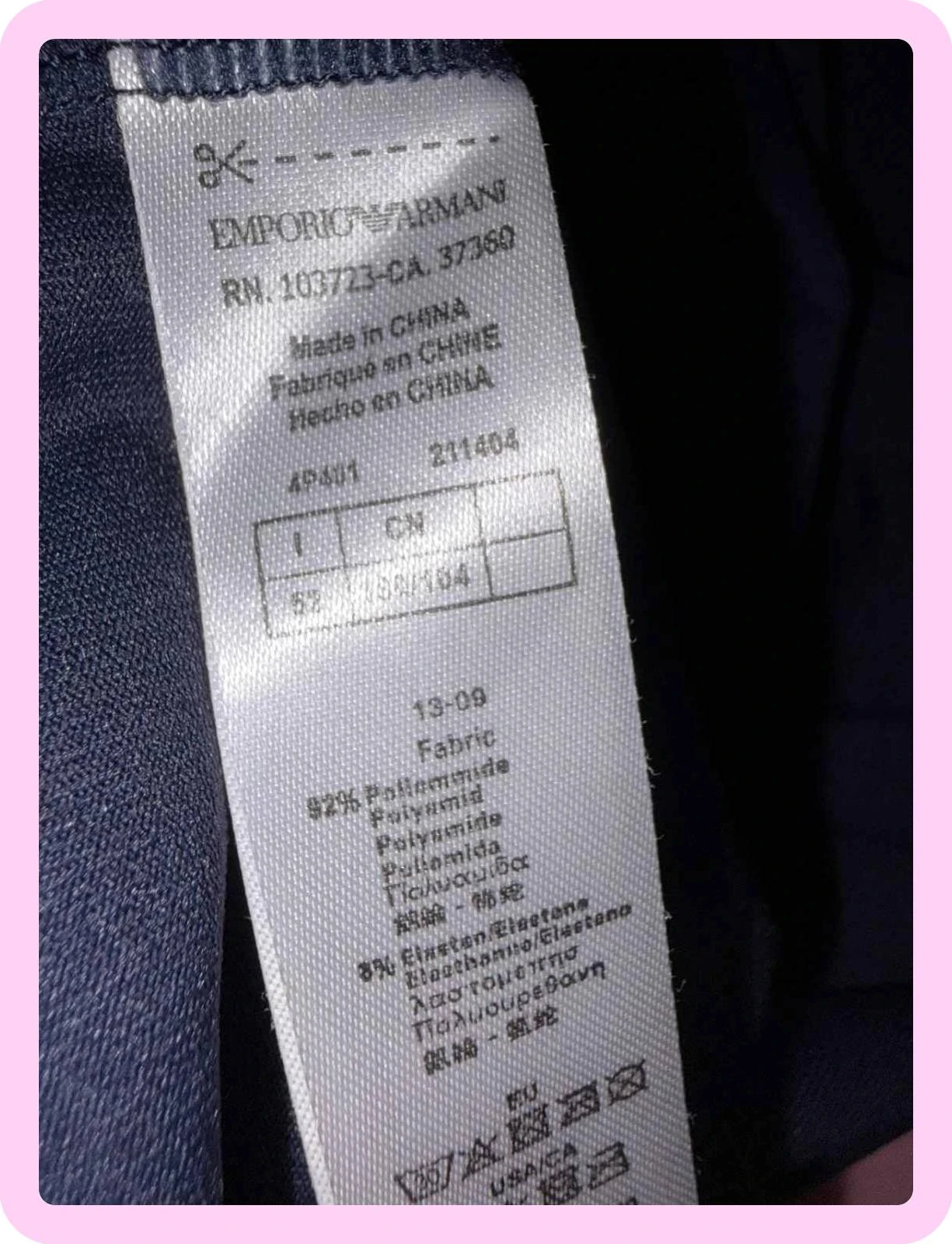Heren T-shirt Emporio Armani maat XL – photo 9